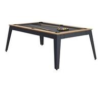 BILLARD STEEL Noyer Venice Pieds Gris Drap Slate BOIS G