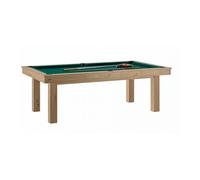 Billard transformable en table - René Pierre - LAFITE Chene Sable - Drap Vert - 155 kg