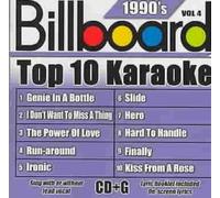 Billboard Top-10 Karaoke - 1990's Vol. 4 (10+10-song CD+G) by Various Artists