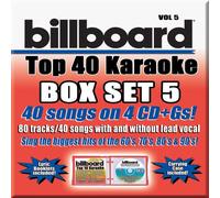 Billboard Top 40 Karaoke Box Set Vol. 5 [4 CD+G][40+40-Song Party Pack] NEUF