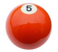 Bille Billard Américain Aramith N°5, 57,2mm