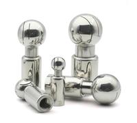 Bille de Nettoyage rotative pour réservoir, Boule de pulvérisation rotative sanitaire CIP en Acier Inoxydable 304/316L avec 1/4" à 2" Filetage Interne(1/4",316 L)