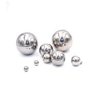 Bille en acier inoxydable, Bille en acier à roulement massif, 63-76,2 mm, grande bille ronde, 1 pièce(63.5mm*1pc)