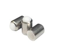 Bille en plastique en acier inoxydable 304 sans marches, tête à ressort, piston fixe M2-M12, positionnement de précision for la fixation de gabarits d'équipement de machines(5pcs M5X6)