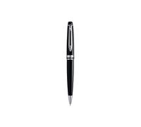 Waterman - Stylo-bille Expert - noir brillant, attributs chromés, pointe moyenne - coffret cadeau