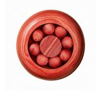 Bille Rotative à Main Jouet Antistress Fidget Disque Perlé Anneau Perles Bois Format Compact Facile à Porter pour Moments Concentration Étude Open Maison, Style to 2