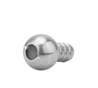 Bille rotative en Acier Inoxydable, Stainless Steel Spray Ball Head Foam Cannon Filter Weighted Straw Hose Attachment for Pressure Washer Reusable Car Accessories(15 pcs)