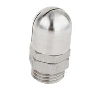 Bille rotative en Acier Inoxydable, Stainless Steel Spray Ball Head Rotating Container Washing Nozzle Fittings 1/4 inch Threaded Rotary Cleaning Connector Male Thread