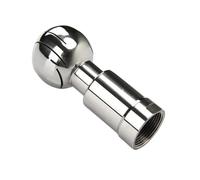 Bille rotative en Acier pour pulvérisation, Boule de Lavage en Acier Inoxydable 1/4 3/8'' 1/2'' 3/4'' 1''1-1/4 1-1/2 Filetage Femelle BSP 304 Nettoyage sanitaire CIP for cuve à Jet Rotatif(2 Points)