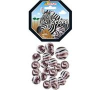 Billes + calot - Couleurs du zèbre - Jeu de récréation - Filet de 21 billes