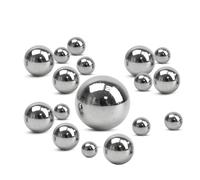 Billes d'acier de diamètre 3 mm, 4 mm, 5 mm, 6 mm, 7 mm, 8 mm, 9 mm, 10 mm, 11 mm, 12 mm, 5/100 pièces(20Pcs,4mm)