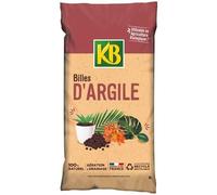 Billes d'argile - KB - 6L - Utilisable en agriculture biologique - 100% naturel - Aération et drainage