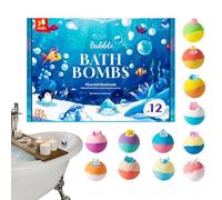 Billes de Bain avec Jouet à l'Intérieur | Lot de 12 Pièces Bain Effervescent,Cadeau Anniversaire Fête Piscine Voyage - pour Anniversaire, fête, Voyage, Maison, garderie, Salle d'eau, hôtel,