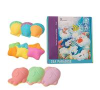 Billes de Bain avec Jouet à l'Intérieur pour,Set de 9 Pièces Thème pour le Bain - Bombes de Douces Effervescentes,pour Filles Garçons Anniversaire Vacances Après-midi Jeux Été