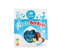 Billes de chocolat au lait fourrées aux noisettes 200 g - gourmandise croquante pour petits et grands - Lot de 3