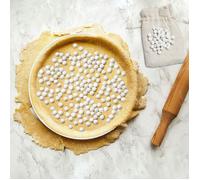 Lily cook Billes de cuisson en argile KP5716 – Cuisson à blanc, 18×18×14 cm Blanc