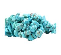 Billes de gravier irrégulières Perles turquoises for la fabrication de bijoux, de gravier irrégulier, de pierres semi-précieuses et de bracelets à faire soi-même(3mm-5mm)
