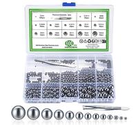 Billes de Précision en Acier Inoxydable, 600 Pièces Boules de Roulement à Billes, Roulement à Bille en Acier de Précision Métrique, Boules Billes Métalliques Acier Inox pour Roues de Bicyclette