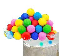 Billes d'eau réutilisables - 30 pièces de colorés réutilisables rechargeables absorbants | Boules de guerre d'eau - Pour à l'intérieur, piscine, mer, lac, étang et arbres