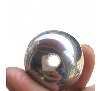 Billes en acier percées, billes en acier avec trous, billes en acier inoxydable solides, billes à trous traversants 3-50mm, billes perforées-5 mm * trou traversant 2 mm [20 pièces]