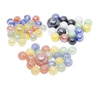 Billes en verre Goki, lot de 21.