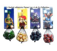 Billes et Calots - Warriors - Sachet de 20 Billes + 1 Calot - Pour Enfants - Mixte - 4 ans et plus