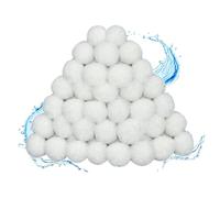 Billes filtrantes pour filtres à sable | Filtre moyen pour filtration de piscine, boules polymères réutilisables et efficaces de remplacement pour la filtration des piscines et des bassins extérieurs
