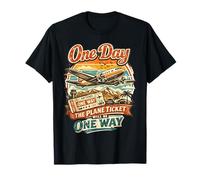 Billet d'avion Volant Pilote d'un Jour Aviation Cadeaux d'aviation T-Shirt