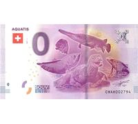 # Billet de 0 euros de Suisse 2017 · Aquatis · Souvenir o zéro €