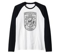 Billet de Triathlon pour Triathlon, Natation, vélo, Course à Pied, Vintage Manche Raglan