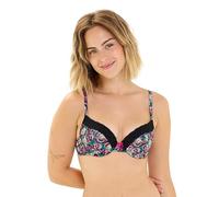 Billet Doux - Modèle Amusante - Soutien-Gorge Corbeille avec Armatures - Femme - 90B - Papillons Colorés