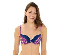 Billet Doux - Modèle Talentueuse - Soutien-Gorge Balconnet avec Armatures - Femme - 90B - Tournesol Fond Bleu
