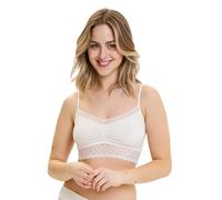 Billet Doux, Soutien Gorge Brassière sans Armature, pour Femmes, Modèle Zen Dentelle 56SAA20, Écru (Craie Gau), 34-36