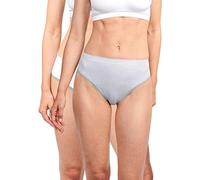 Billet Doux Zen Attitude, 603111, Lot de 2 Slips Taille Basse, Blanc (Blanc & Blanc/Gris Cqf), 34/36, Femme