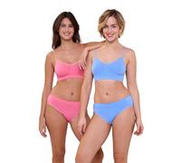 Billet Doux - Zen Attitude - Lot de 2 brassières sans Armatures uni + rayé - Femme