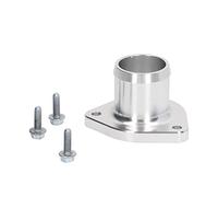 Billet Steel Thermostat Boîtier de remplacement du joint de fuite de fuite Construction durable pour les moteurs PowerStroke 7.3L 1999 2003 Silver