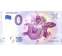 Billet Touristique 0 euro Allemagne 2019 · Zoo de Cologne III · Souvenir zéro € Note Billet de Banque