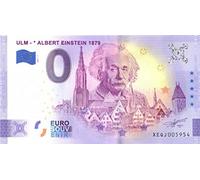 Billet Touristique 0 Euro Allemagne · Albert Einstein · Souvenir zéro € Note Billet de Banque