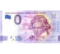 Billet Touristique 0 Euro Allemagne · Bonn · Ludwig Van Beethoven · Souvenir zéro € Note Billet de Banque