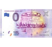 Billet Touristique 0 Euro Allemagne · Düsseldorf en 1647 · Souvenir zéro € Note Billet de Banque