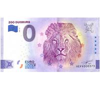 Billet Touristique 0 Euro Allemagne · Zoo de Duisbourg X · Souvenir zéro € Note Billet de Banque