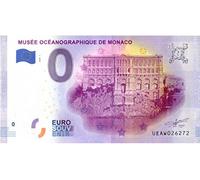 Billet Touristique 0 Euro France · Monaco · Musée Océanographique · Souvenir zéro € Note Billet de Banque
