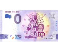 Billet Touristique 0 Euro Italie · Diego II · Souvenir zéro € Note Billet de Banque