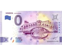 Billets de 0 Euros Italie · Venise · Pont du Rialto II · Souvenir Zero €