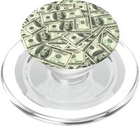 Billets de 100 Dollars, Argent drôle PopSockets PopGrip pour MagSafe