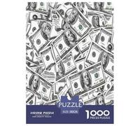 Billets de 100 Dollars Puzzle 1000 Pièces Educa Jouet en Bois Jeu D'Intelligence Décoration Intérieure Jeu Éduchatif Challenge Toy Adultes & Enfants des 14 Ans 38x26cm/1000pcs