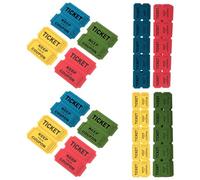 Billets de Tombola Papier Coloré 400 Pièces, à Double Rouleau | Distribution en Lot, Suivi Rapide des Participants, pour Concours, Ventes aux Enchères et Files D’entrée