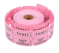 Billets de Tombola Roulants en Papier Rose pour Tirage au Sort