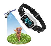 Billg Collier de Dressage pour Chien, Résistant à L’Eau Collier de Dressage sans Fil GPS, 3 Modes Clôture Anti-Fugue pour Grands Espaces Ouverts, Portée de 30 à 2000m, 9 Niveaux de Sensibilité