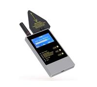 Billg Detecteur Micro Espion, Anti-Espion Bug Détecteur, Détecteur pour caméra dissimulée, Dispositif de Recherche de caméra cachée, Scanner de localisation GPS, Ultra-Mince, Facile à Transporter